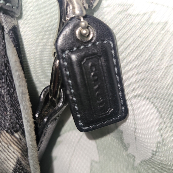 Coach Black and Gray Crossbody Bag - Picture 8 of 9